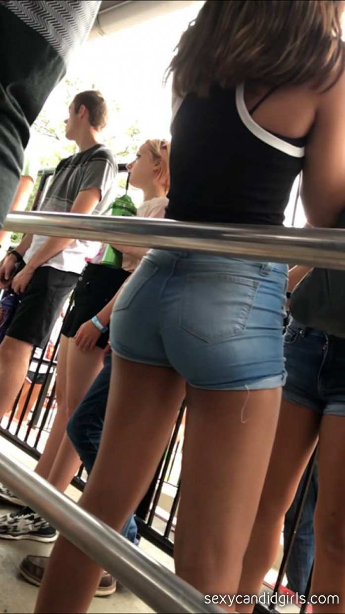 Candid Teen Booty In Jeans And Shorts 3