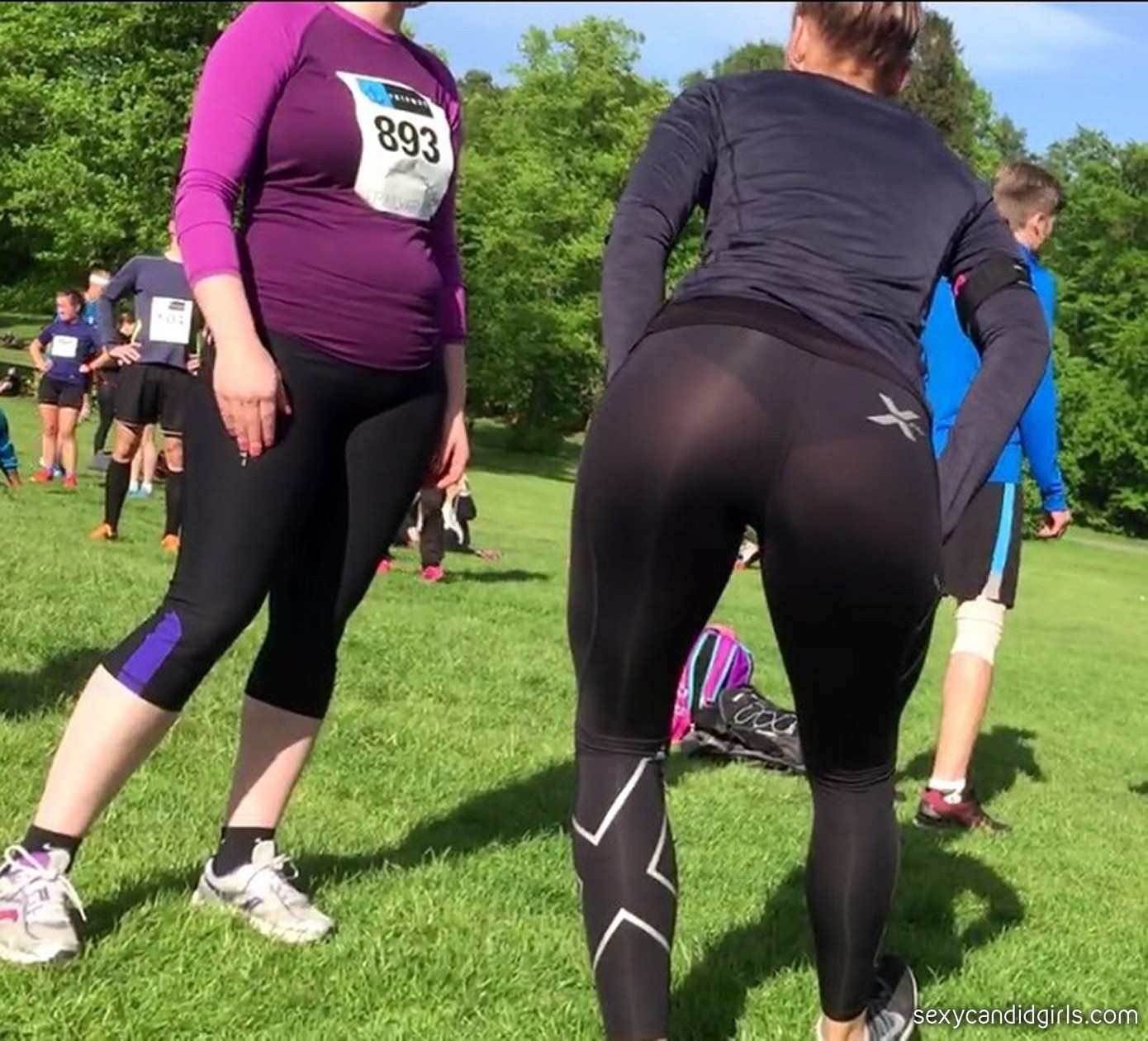 Chubby in spandex