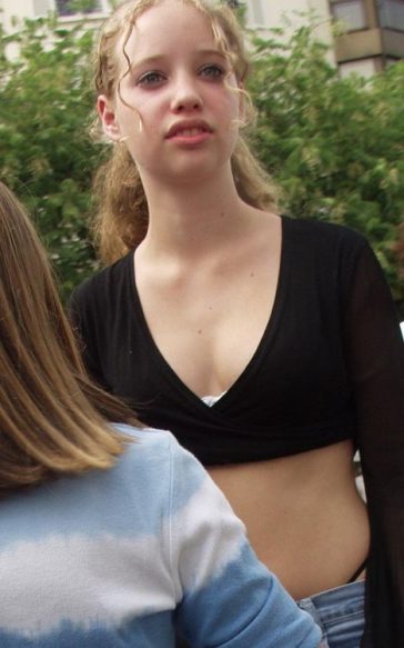 Hot Teen Showing Her Thong