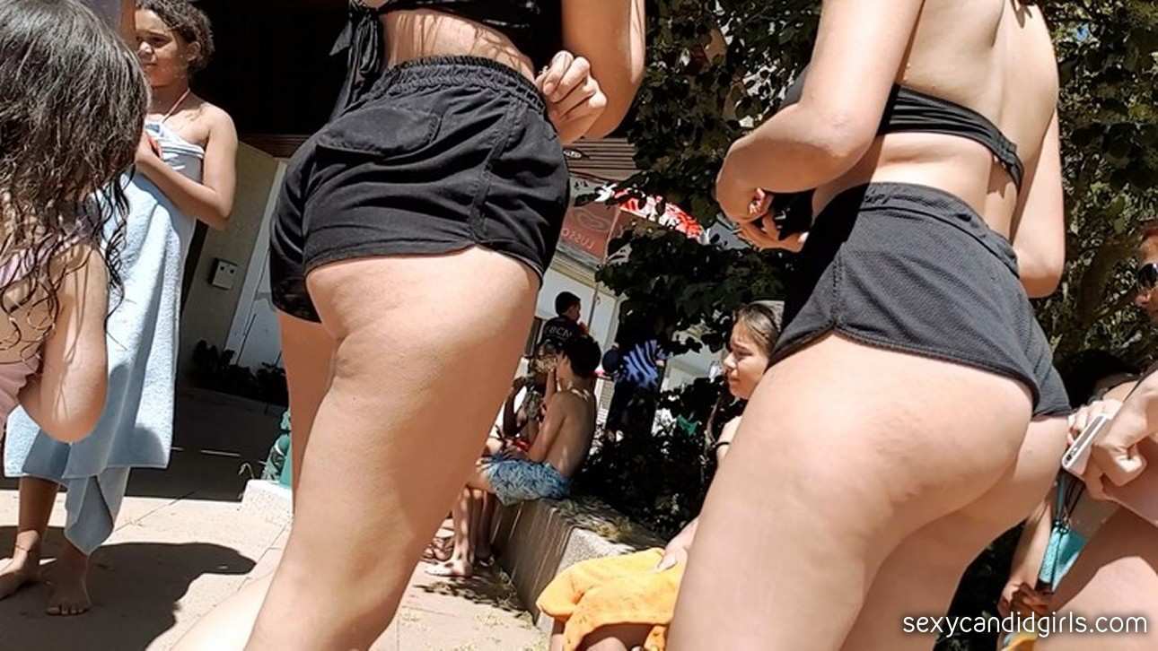Candid Bikini Teen Asses