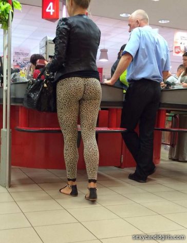 Leopard Leggings Candid Ass