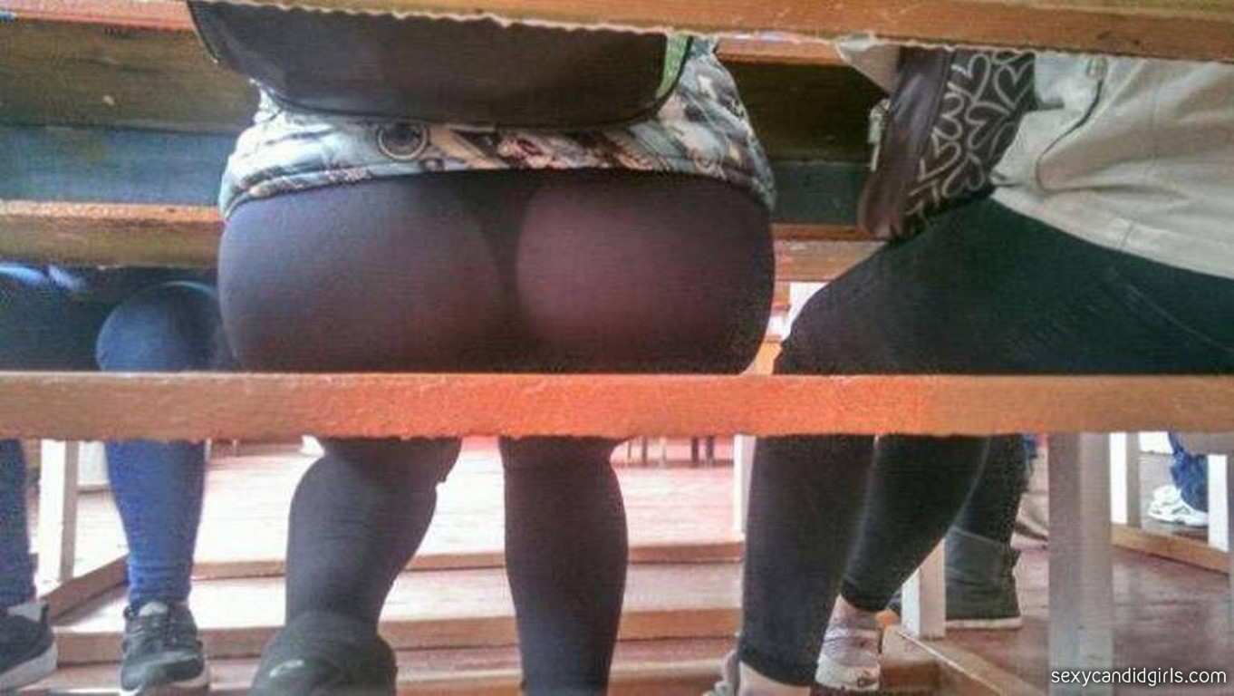 See Through Leggings With Thong image