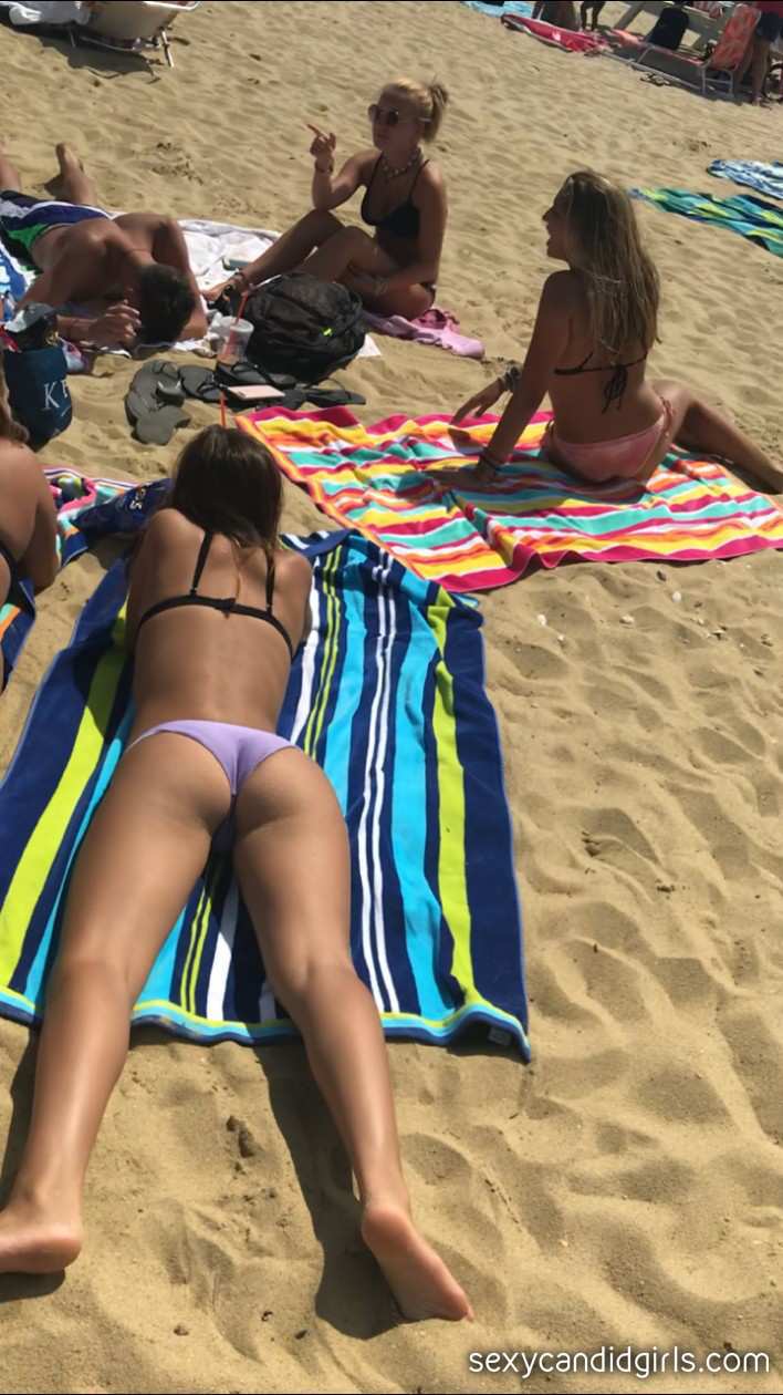 beach voyeur bikini ass
