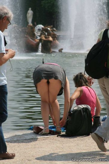 Bending Over Ass Upskirt