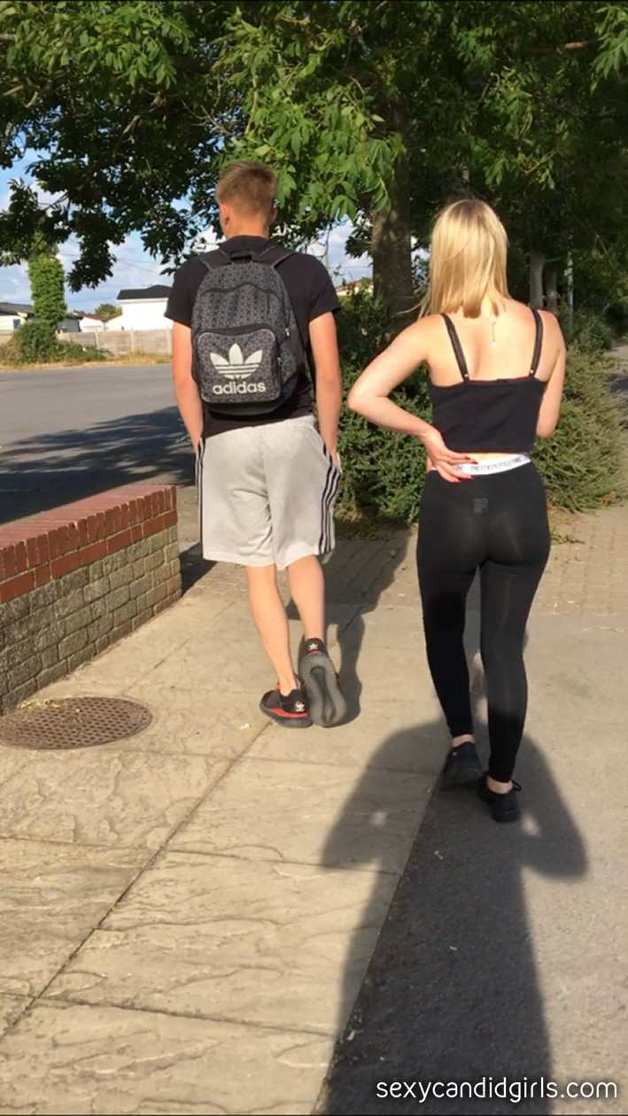 Sexy Street Candids - See Thru Leggings Teen 3 â€“ Sexy Candid Girls