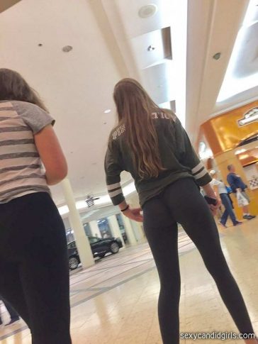 Young Teen Yoga Pants Tight Ass