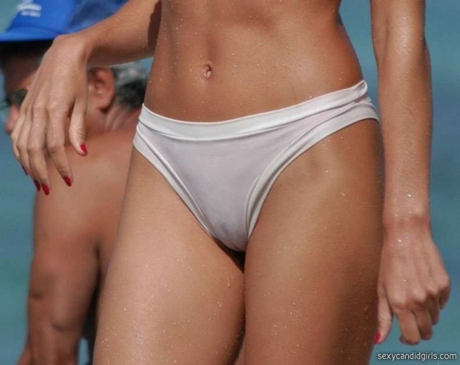 See Thru Bikini Cameltoe Porn Photo