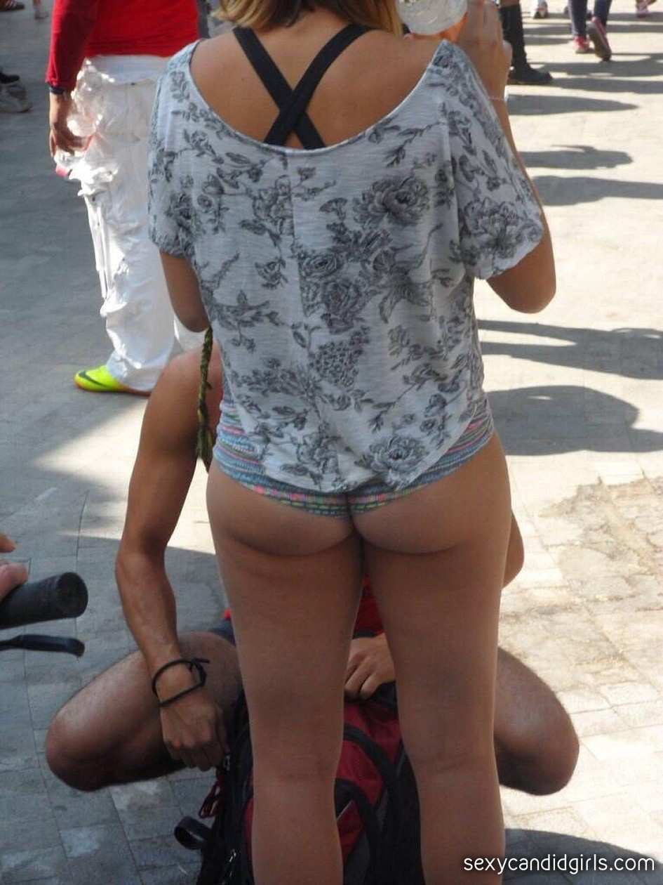 Bubble Butt Girl Micro Shorts