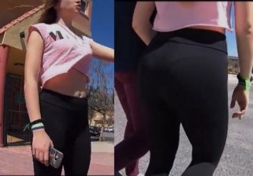 Sexy Teen Leggings VPL
