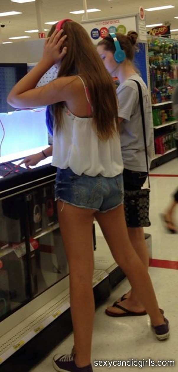 JB Candid Teen Jean Shorts
