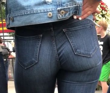 Tight Jeans Teen Creepshot Ass