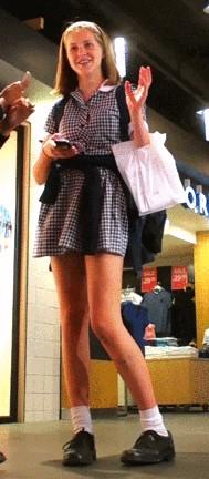 Long Legs JB Teen Upskirt