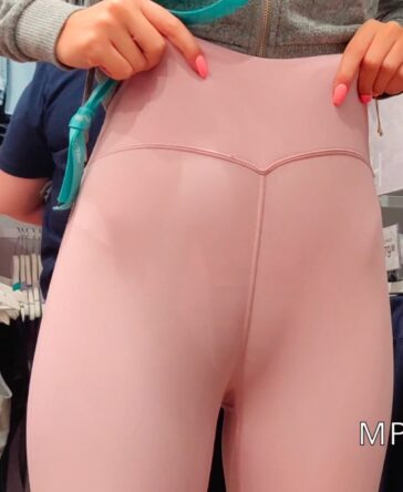 Pink Yoga Pants Booty and Cameltoe