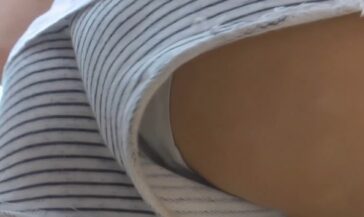 Young Daughter In Shorts Close Up Candid Video