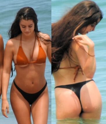 Busty Teen In Thong Candid Video