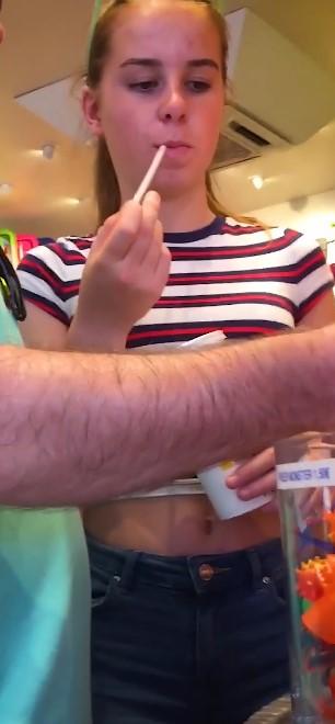 JB Teen In Jean Shorts Nice Ass