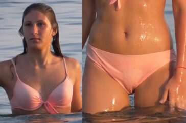 Sexy Young Teen In Bikini Beach Voyeur Video Part2