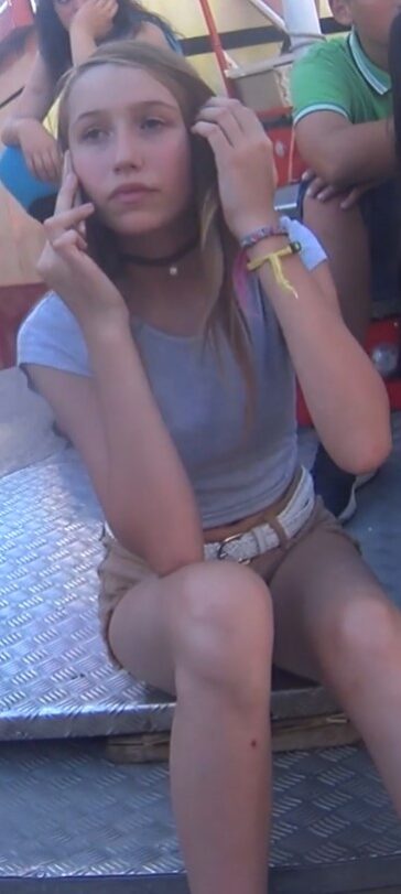 Young JB Teen In Shorts Angel Face