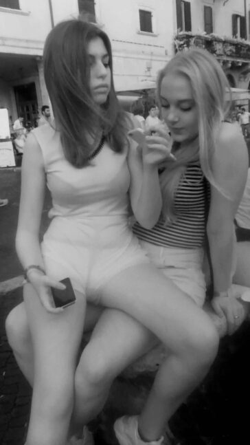 Two Young Candid JB Teens