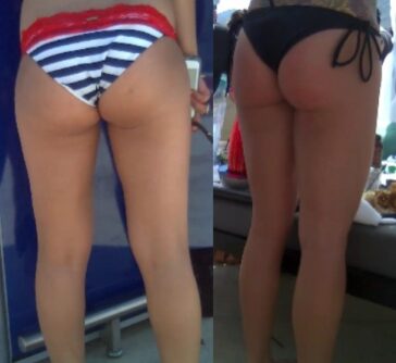 Candid Booty Pool Party