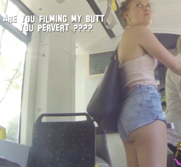 Candid Teen In Tight Shorts Getting Nervous