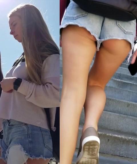 Young Candid Teen Cheeks