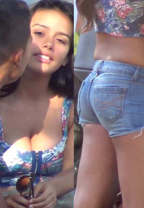Big Latina Tits Candid - Huge Tits Candid Cleavage Latina â€“ Sexy Candid Girls