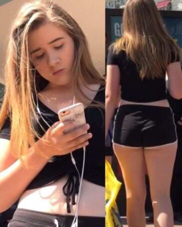 Thick Ass Teen In Shorts