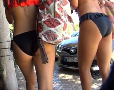 Two Hot Young Sisters In Bikini