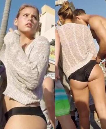 Black Bikini Teen Hot Ass