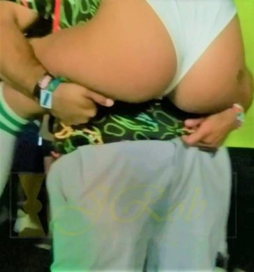 Candid Teen In Thong Showing Off Ass At Music Festival