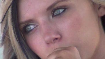 Busty Blonde Candid Cleavage