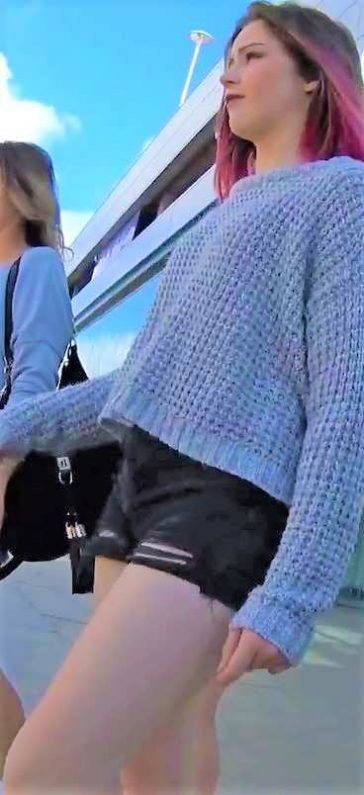 Young Candid Teens In Shorts Compilation Part2