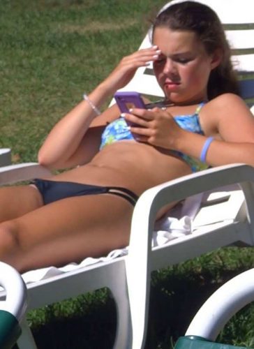 Candid Teen In Bikini Voyeur