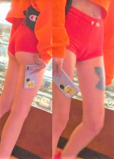 JB Teen Tight Ass In Spanex Shorts