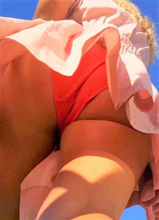 Pink Dress Sexy Ass Hottie Candid Upskirt