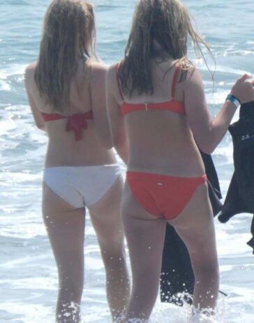 Candid Teens Team Beach Voyeur