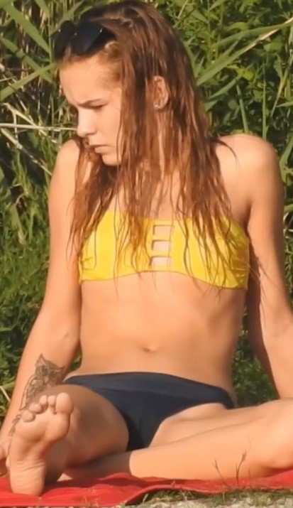 Black Thong Candid Teen