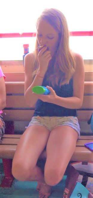 Cute Teen In Shorts