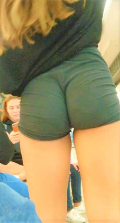 JB Teen Ass In Hungry Shorts