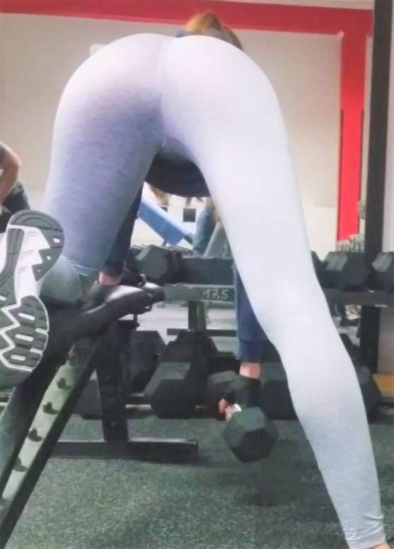 candid voyeurism at the gym