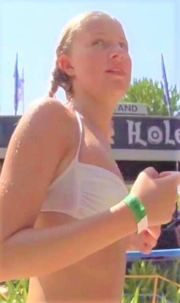 White Thong Candid Teen Sexy Ass