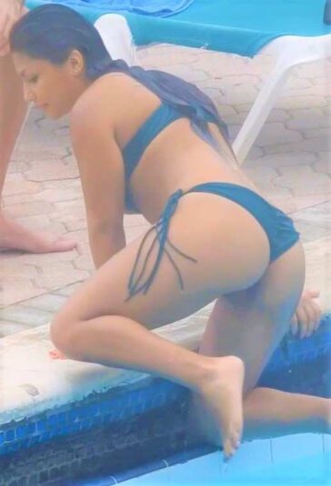 Sexy Latina Teen Candid Bikini Ass