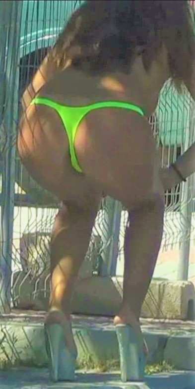 Spanish Street Hooker Candid Thong