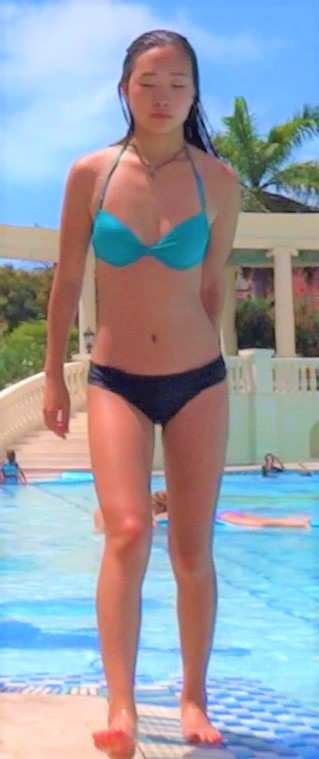 Cute Asian Teen Candid Bikini