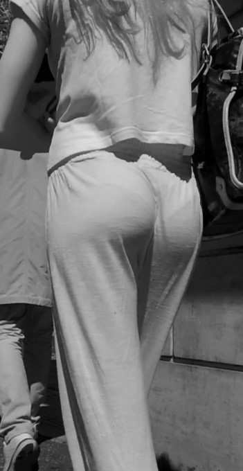 Visible Panty Line Sexy Teen