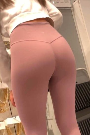 Pink Leggings Perfect Ass