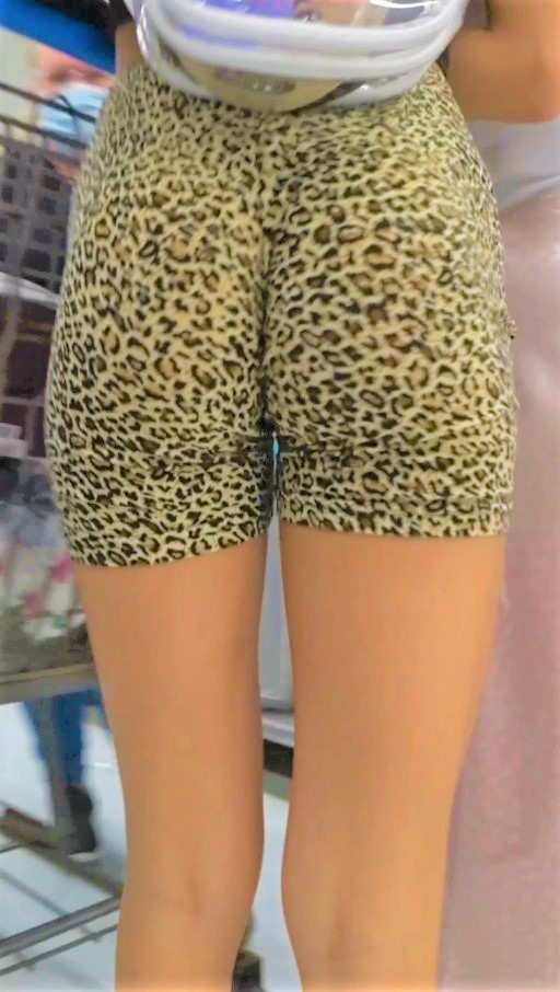 Spandex Shorts Sexy Ass Girl