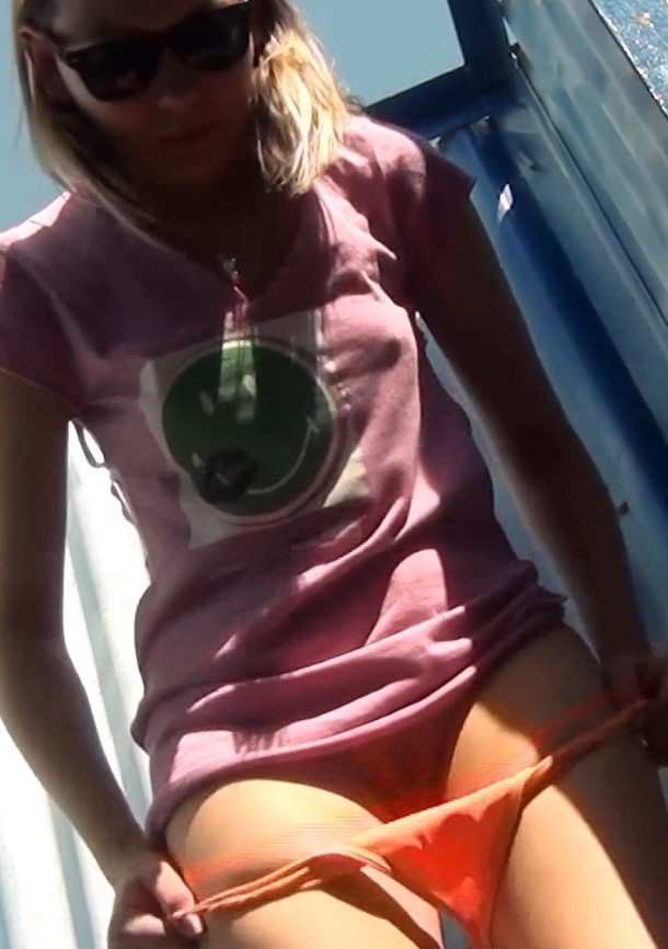 Beach Cabin Voyeur Part7