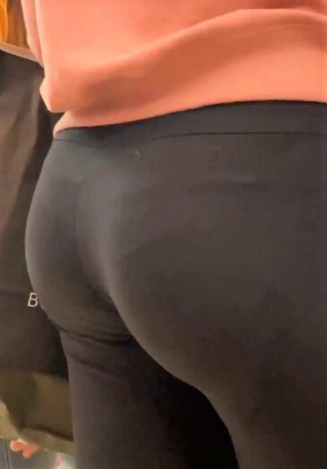 Black Leggings Teen Bubble Ass